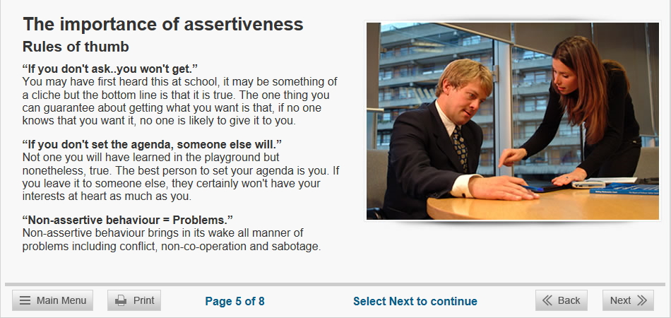 assertiveness in the workplace